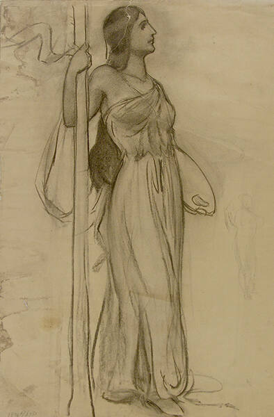 Sketch for mural "The Apotheosis of St. Francis"