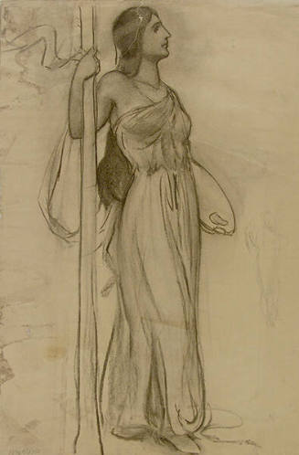 Sketch for mural "The Apotheosis of St. Francis"