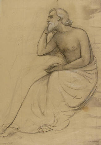 Sketch for mural "The Apotheosis of St. Francis"