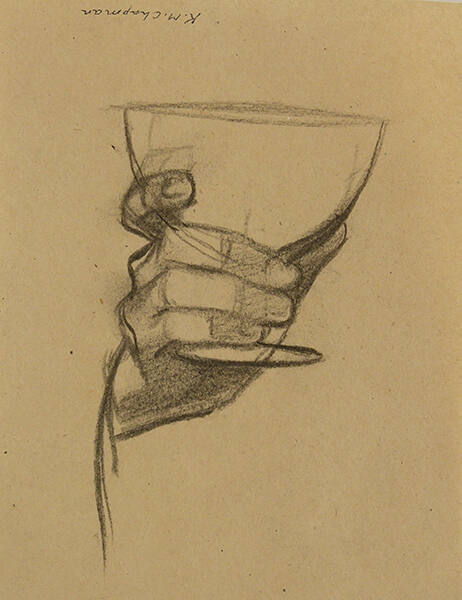 Sketch for mural "The Apotheosis of St. Francis"