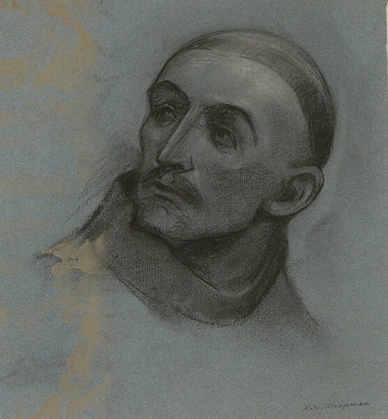 Sketch for mural "The Apotheosis of St. Francis"