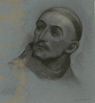 Sketch for mural "The Apotheosis of St. Francis"