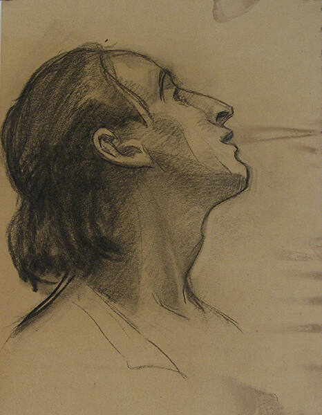Sketch for mural "The Apotheosis of St. Francis"
