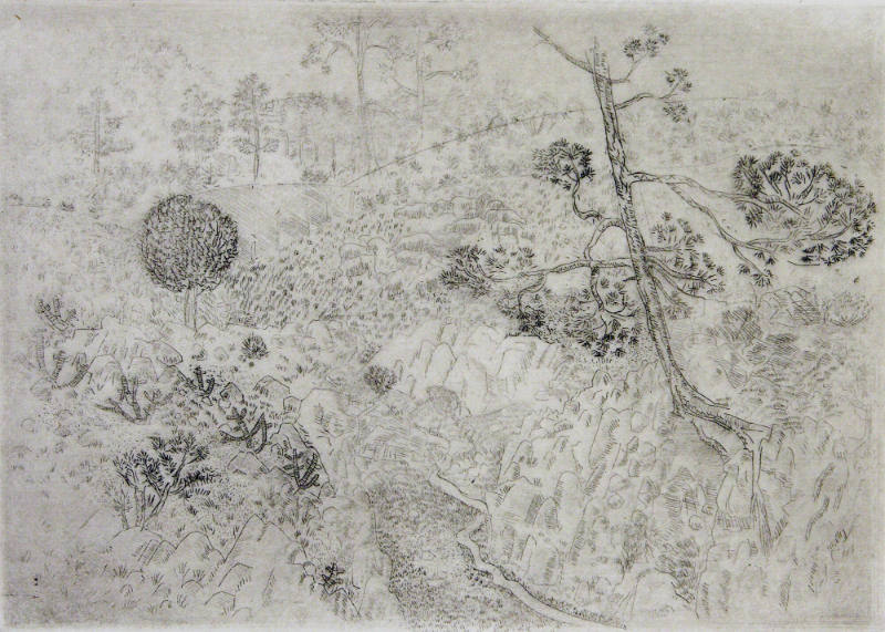 Hopi Snake Dance (from the Portfolio of Ten Etchings Made in New Mexico)