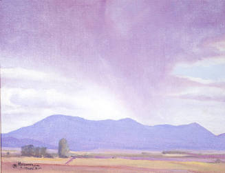 Rain Storm over Taos Valley