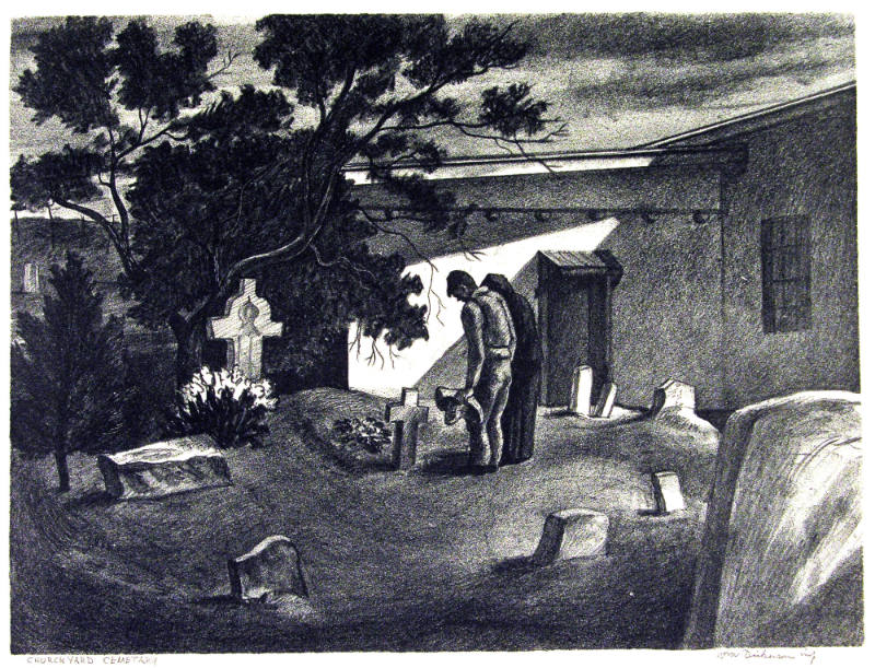 Churchyard Cemetary (sic)