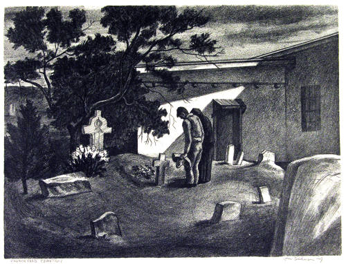 Churchyard Cemetary (sic)