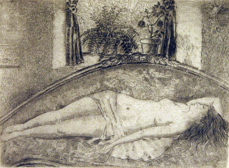 Nude (from the Portfolio of Ten Etchings Made in New Mexico)