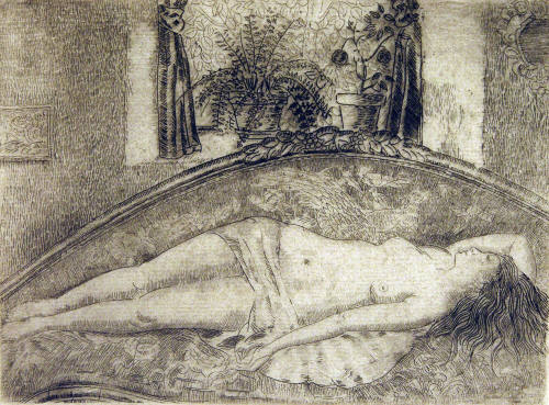 Nude (from the Portfolio of Ten Etchings Made in New Mexico)