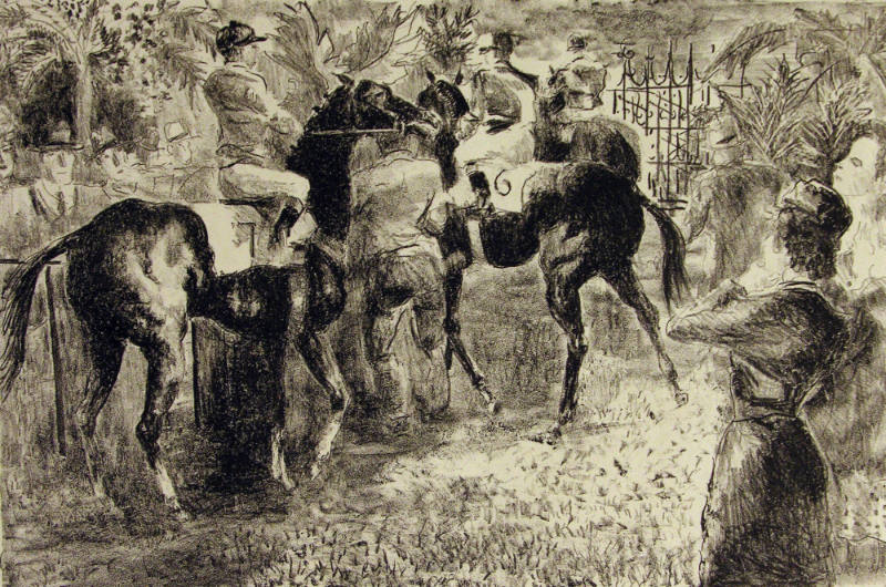 Leaving the Paddock