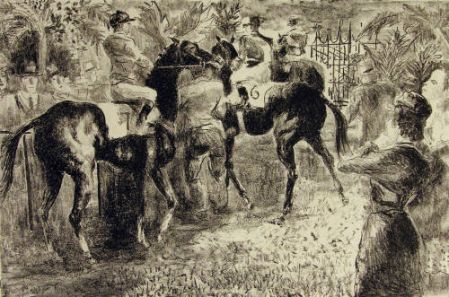 Leaving the Paddock