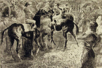 Leaving the Paddock