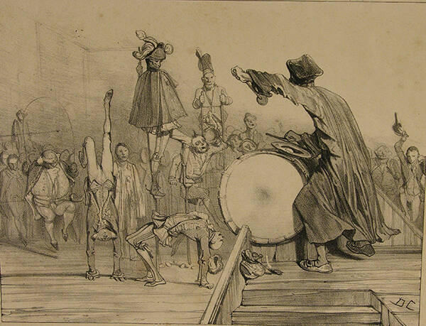Grands Sauteurs Great Jumpers published in the satirical journal La Caricature Works eMuseum