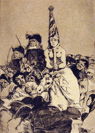 Nohubo Remedio (from the Caprichios series, Plate 24)