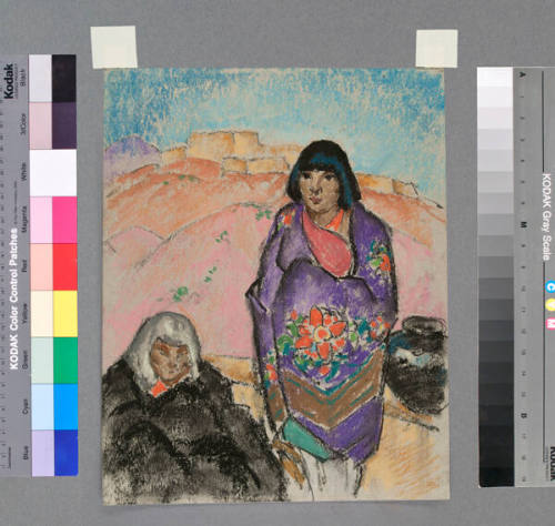 Study for Oil (before Laguna Pueblo)