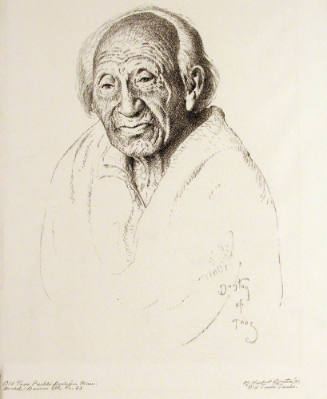 Old Taos Pueblo Indian Man