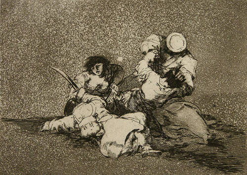 Las Mugeres Tan Valor (from the series Disaster of War, Plate 4, 3rd edition)