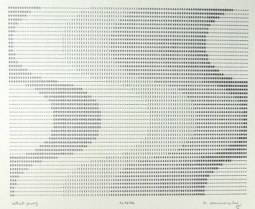 Frederick Hammersley, CLAIROL, #70, 1969 (Artist proof), from the series of #1-#72, computer‐ge…