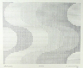Frederick Hammersley, CLAIROL, #70, 1969 (Artist proof), from the series of #1-#72, computer‐ge…