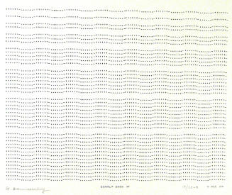 Frederick Hammersley, GENTLY DOES IT, #68, 1969, (10/20-B), from the series of #1-#72, computer…