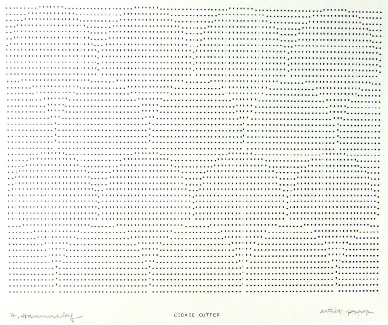 Frederick Hammersley, COOKIE CUTTER, #67, 1969, (Artist proof), from the series of #1-#72, comp…