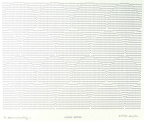 Frederick Hammersley, COOKIE CUTTER, #67, 1969, (Artist proof), from the series of #1-#72, comp…