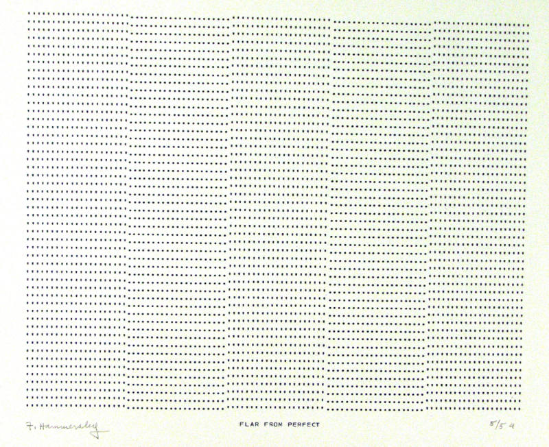 Frederick Hammersley, FLAR FROM PERFECT, #56, 1969, (5/5a), from the series of #1-#72, computer…