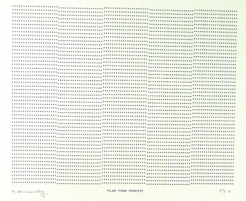 Frederick Hammersley, FLAR FROM PERFECT, #56, 1969, (5/5a), from the series of #1-#72, computer…