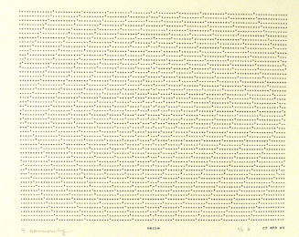 Frederick Hammersley, PRISM, #51, 1969, (6/6B), from the series of #1-#72, computer‐generated d…