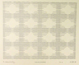 Frederick Hammersley, SCALLOP POTATOES, #50, 1969, (10/10B), from the series of #1-#72, compute…