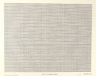 Frederick Hammersley, GEE & CHINESE BOXES, #49, 1969, (6/6B), from the series of #1-#72, comput…