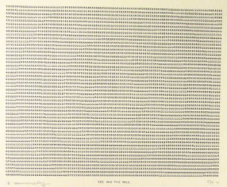 Frederick Hammersley, GEE AND THE BULL, #47, 1969, (5/5a), from the series of #1-#72, computer‐…
