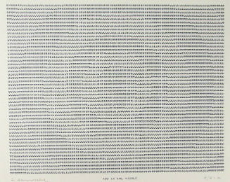 Frederick Hammersley, YOU IN THE MIDDLE, #46, 1969, (4/5-a), from the series of #1-#72, compute…