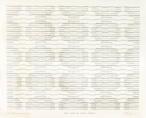 Frederick Hammersley, BUSY LION ON JELLY CENTER, #39, 1969, (5/5a), from the series of #1-#72, …