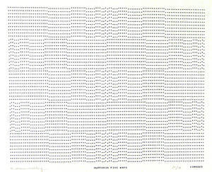 Frederick Hammersley, BUFFERIN FIVE WAYS, #36, 1969, (10/10), from the series of #1-#72, comput…