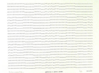Frederick Hammersley, BUFFERIN 5 EVERY OTHER, #35, 1969, (6/6), from the series of #1-#72, comp…