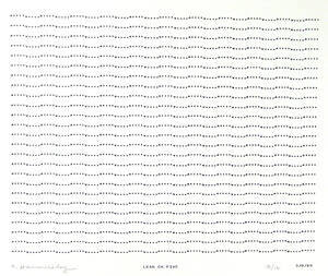 Frederick Hammersley, LEAN ON FIVE, #34, 1969, (12/12), from the series of #1-#72, computer‐gen…