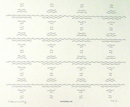 Frederick Hammersley, MARSHMALLOW, #33, 1969, (5/5a), from the series of #1-#72, computer‐gener…