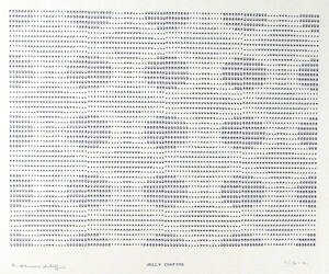 Frederick Hammersley, JELLY CENTERS, #31, 1969, (11/12-a), from the series of #1-#72, computer‐…