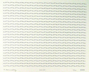 Frederick Hammersley, W O O F, #30, 1969, (10/10), from the series of #1-#72, computer‐generate…