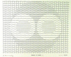 Frederick Hammersley, ENOUGH IS PLENTY, #29, 1969, (7/7-B), from the series of #1-#72, computer…