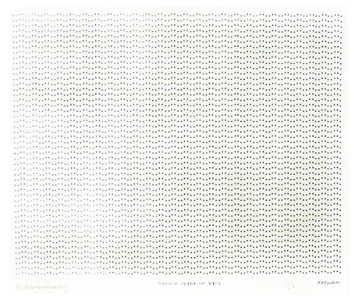 Frederick Hammersley, NARROW POINT OF VIEW, #17, 1969, (7/7), from the series of #1-#72, comput…