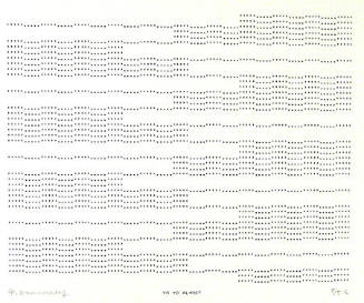 Frederick Hammersley, YO YO ALMOST, #7, 1969, (5/5a), from the series of #1-#72, computer‐gener…