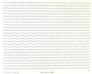 Frederick Hammersley, THE LION IS BUSY, #4, 1969, (4/4), from the series of #1-#72, computer‐ge…