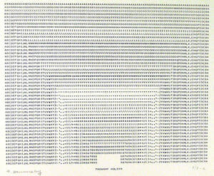 Frederick Hammersley, THOUGHT HOLDER, #2, 1969 (5/5-a), from the series of #1-#72
computer‐gen…