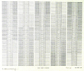 Frederick Hammersley, THE SAME CHANGE, #72, 1969, (16/17-B), from the series of #1-#72, compute…