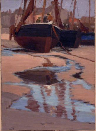 Untitled (Two Boats on Shore)