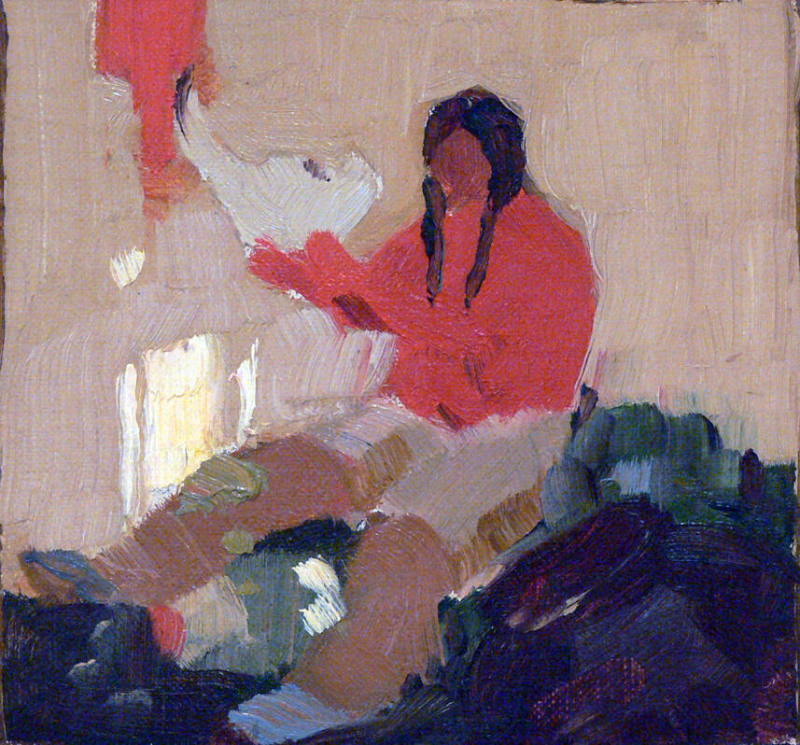 Sketch for Jacinto and the Suspicious Cat