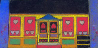 The Court of Hearts (set design for Alice in Wonderland)
