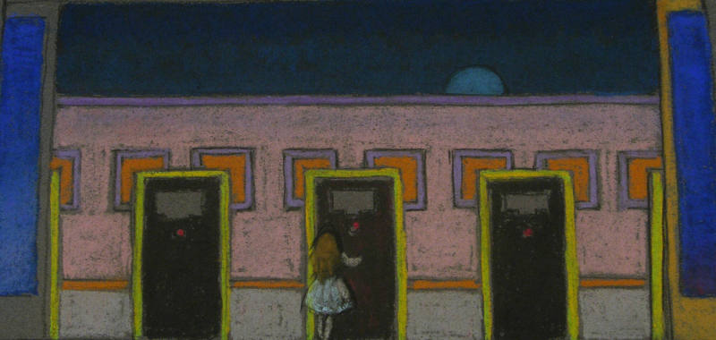 Sketch (set design for Alice in Wonderland)
